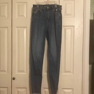 American Eagle Outfitters Dark Blue High Rise Jeans